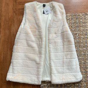 Faux fur vest
